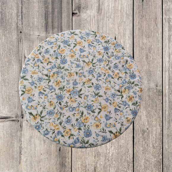 Kitchenaid Bowl Cover Reversible Farm and Blue Floral Mixer Bowl Cover - Picture 2 of 6